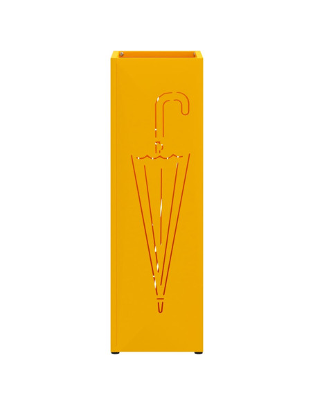 Supporto per Ombrellone Senape 15,5 x 15,5 x 49 cm Metallo