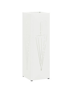 Supporto per Ombrellone Bianco 15,5 x 15,5 x 49 cm Metallo 2