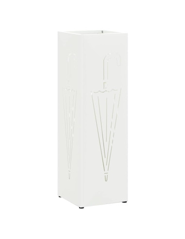 Supporto per Ombrellone Bianco 15,5 x 15,5 x 49 cm Metallo