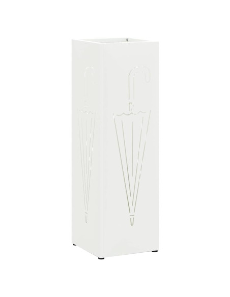 Supporto per Ombrellone Bianco 15,5 x 15,5 x 49 cm Metallo