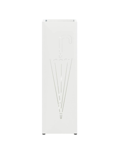 Supporto per Ombrellone Bianco 15,5 x 15,5 x 49 cm Metallo