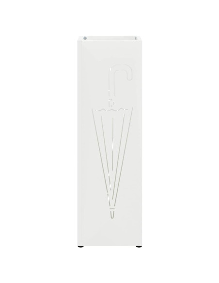 Supporto per Ombrellone Bianco 15,5 x 15,5 x 49 cm Metallo