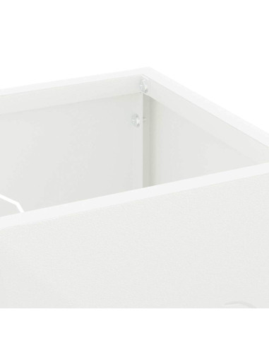 Supporto per Ombrellone Bianco 15,5 x 15,5 x 49 cm Metallo