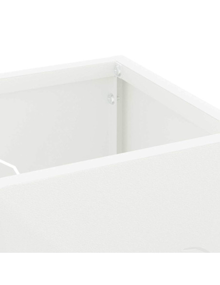 Supporto per Ombrellone Bianco 15,5 x 15,5 x 49 cm Metallo
