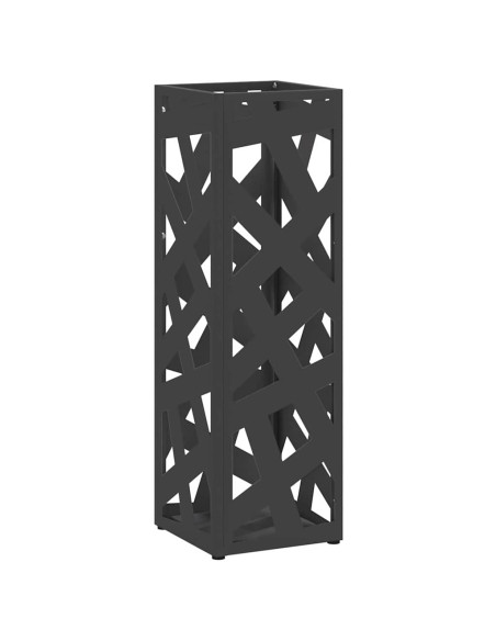 Supporto per Ombrellone Nero 15,5 x 15,5 x 49 cm Metallo
