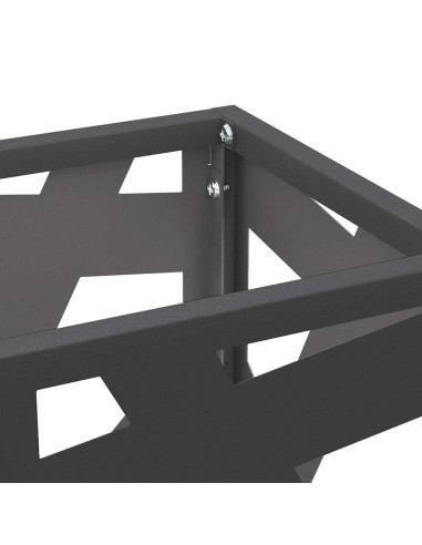 Supporto per Ombrellone Nero 15,5 x 15,5 x 49 cm Metallo