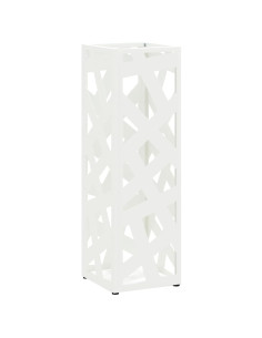 Supporto per Ombrellone Bianco 15,5 x 15,5 x 49 cm Metallo 2