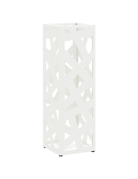 Supporto per Ombrellone Bianco 15,5 x 15,5 x 49 cm Metallo