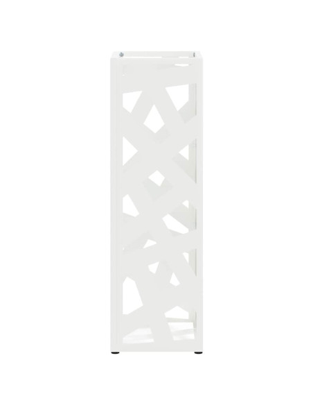 Supporto per Ombrellone Bianco 15,5 x 15,5 x 49 cm Metallo