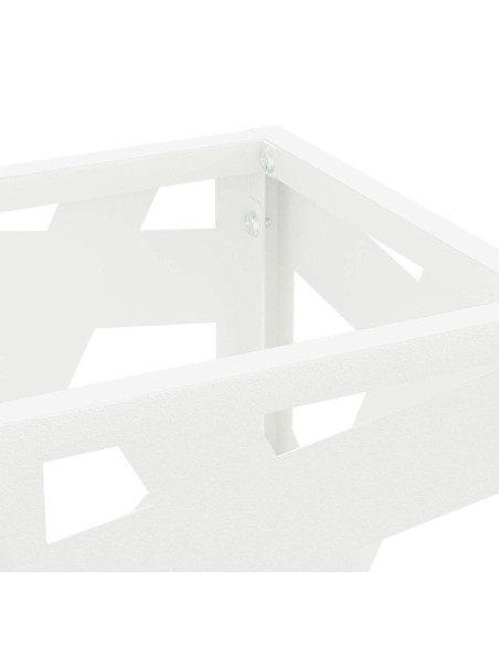 Supporto per Ombrellone Bianco 15,5 x 15,5 x 49 cm Metallo
