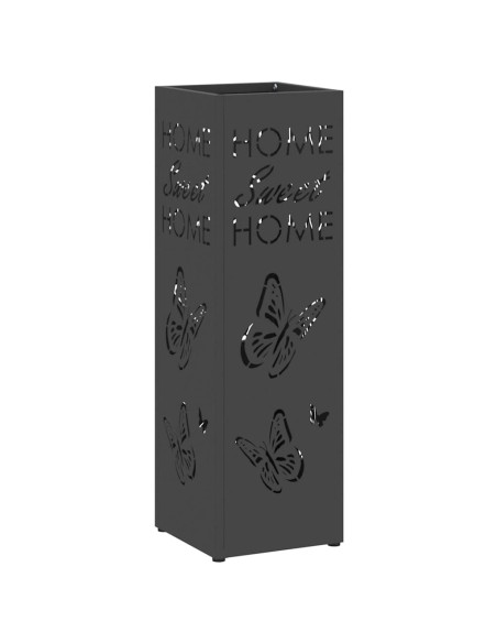 Supporto per Ombrellone Nero 15,5 x 15,5 x 49 cm Metallo