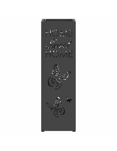 Supporto per Ombrellone Nero 15,5 x 15,5 x 49 cm Metallo