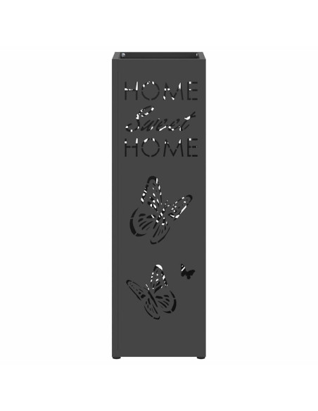 Supporto per Ombrellone Nero 15,5 x 15,5 x 49 cm Metallo