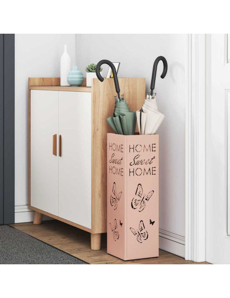 Supporto per Ombrellone Rosa 15,5 x 15,5 x 49 cm Metallo