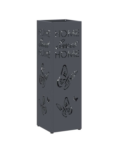 Supporto per Ombrellone Antracite 15,5 x 15,5 x 49 cm Metallo