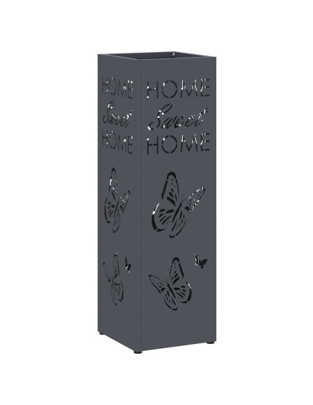 Supporto per Ombrellone Antracite 15,5 x 15,5 x 49 cm Metallo