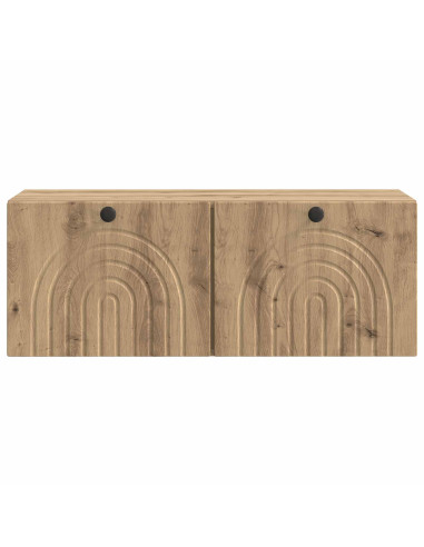 Mobile Porta TV da Muro Rovere Artigianale 78,5 x 31 x 30 cm