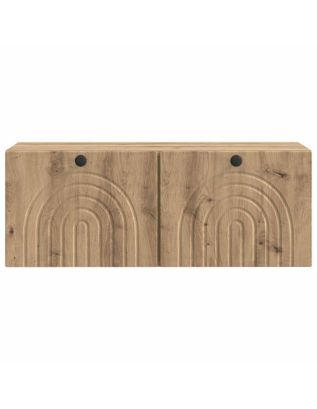 Mobile Porta TV da Muro Rovere Artigianale 78,5 x 31 x 30 cm