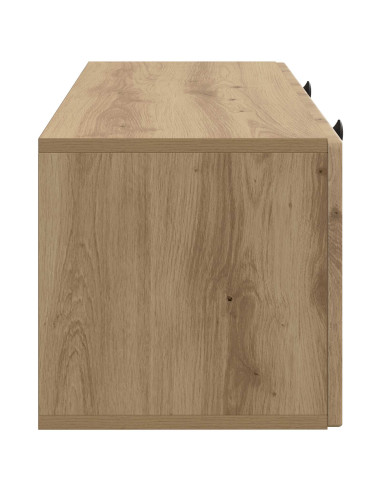 Mobile Porta TV da Muro Rovere Artigianale 78,5 x 31 x 30 cm