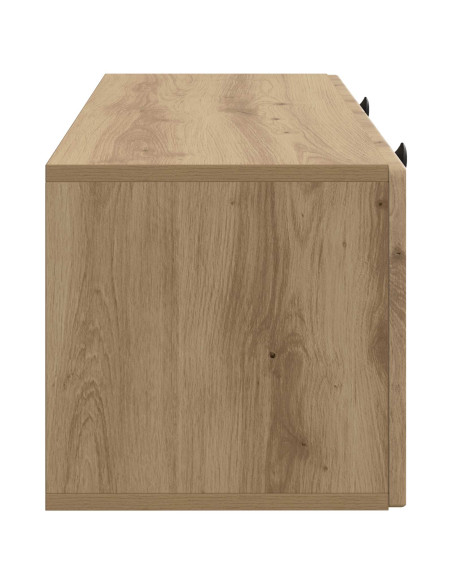 Mobile Porta TV da Muro Rovere Artigianale 78,5 x 31 x 30 cm