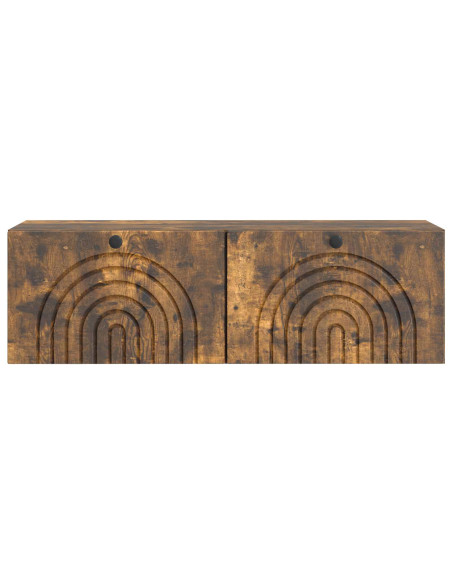 Mobile Porta TV da Muro Rovere Fumo 98 x 31 x 30 cm