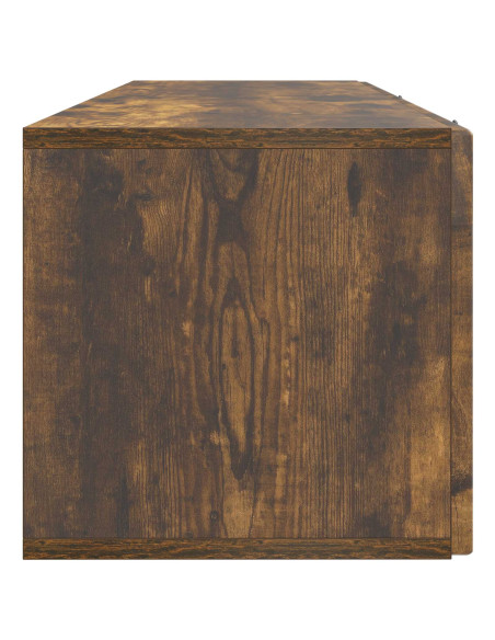 Mobile Porta TV da Muro Rovere Fumo 98 x 31 x 30 cm