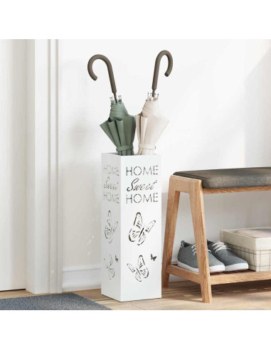 Supporto per Ombrellone Bianco 15,5 x 15,5 x 49 cm Metallo