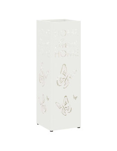 Supporto per Ombrellone Bianco 15,5 x 15,5 x 49 cm Metallo 2