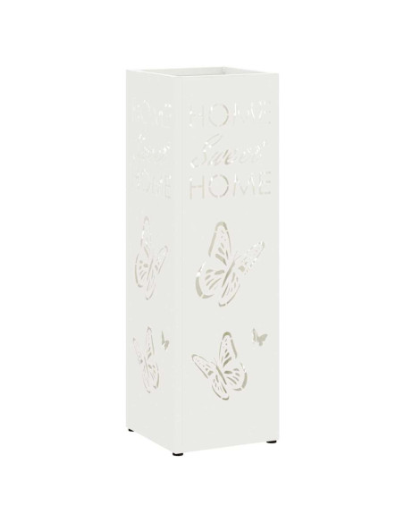 Supporto per Ombrellone Bianco 15,5 x 15,5 x 49 cm Metallo
