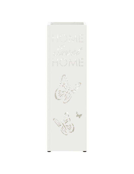 Supporto per Ombrellone Bianco 15,5 x 15,5 x 49 cm Metallo