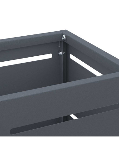 Supporto per Ombrellone Antracite 15,5 x 15,5 x 49 cm Metallo