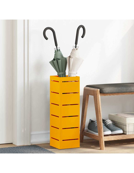 Supporto per Ombrellone Senape 15,5 x 15,5 x 49 cm Metallo