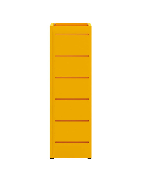 Supporto per Ombrellone Senape 15,5 x 15,5 x 49 cm Metallo
