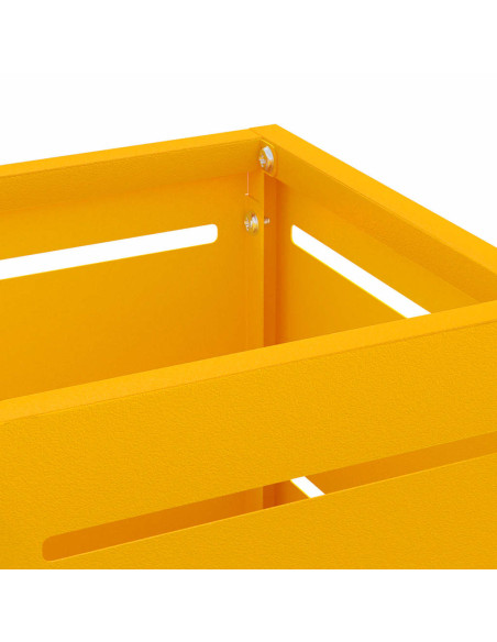 Supporto per Ombrellone Senape 15,5 x 15,5 x 49 cm Metallo