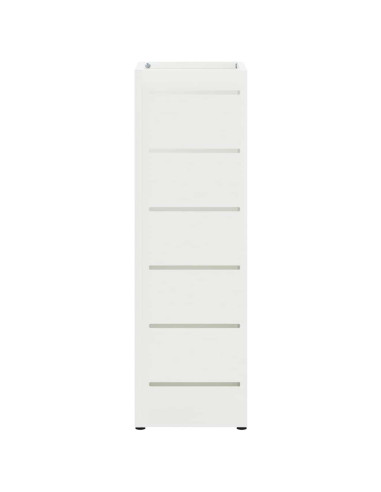 Supporto per Ombrellone Bianco 15,5 x 15,5 x 49 cm Metallo