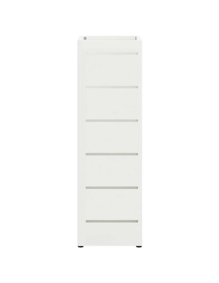 Supporto per Ombrellone Bianco 15,5 x 15,5 x 49 cm Metallo