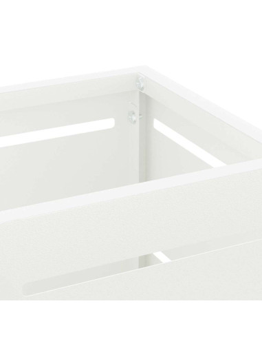 Supporto per Ombrellone Bianco 15,5 x 15,5 x 49 cm Metallo