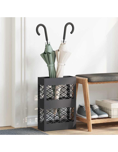 Supporto per Ombrellone Nero 28 x 12 x 41 cm Acciaio