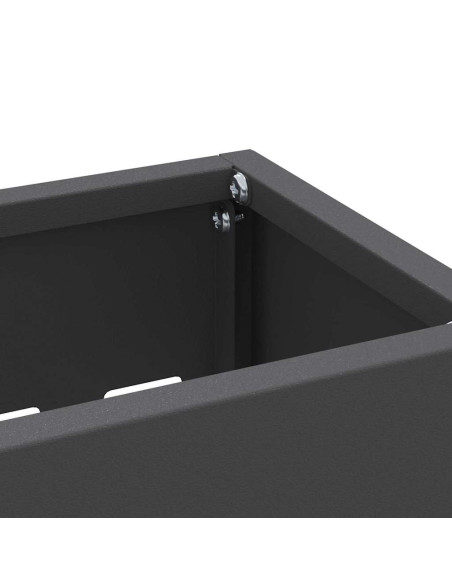 Supporto per Ombrellone Nero 28 x 12 x 41 cm Acciaio