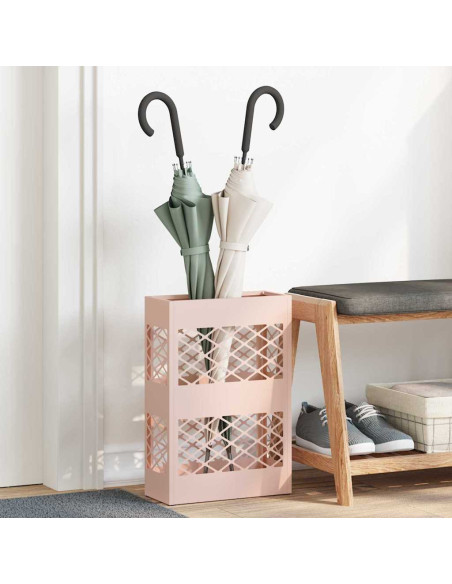 Supporto per Ombrellone Rosa 28 x 12 x 41 cm Acciaio