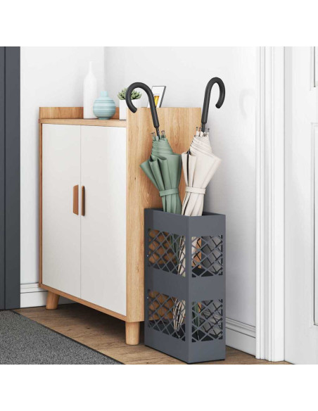 Supporto per Ombrellone Antracite 28 x 12 x 41 cm Acciaio