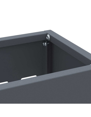 Supporto per Ombrellone Antracite 28 x 12 x 41 cm Acciaio