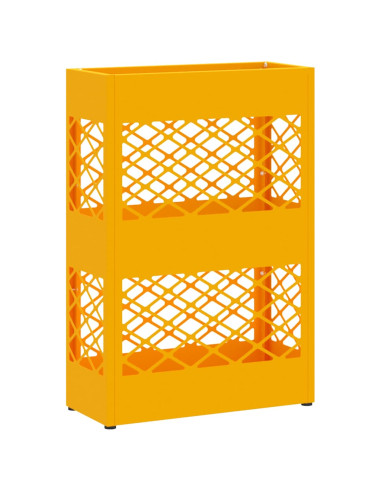Supporto per Ombrellone giallo senape 28 x 12 x 41 cm Acciaio