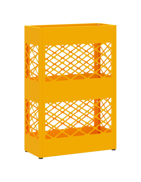 Supporto per Ombrellone giallo senape 28 x 12 x 41 cm Acciaio
