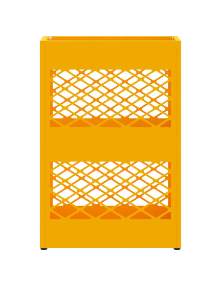 Supporto per Ombrellone giallo senape 28 x 12 x 41 cm Acciaio