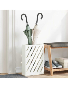 Supporto per Ombrellone Bianco 28 x 12 x 41 cm Acciaio