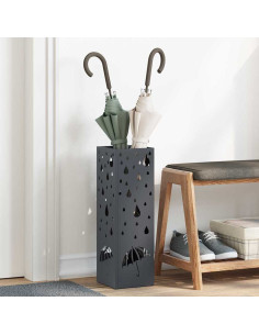 Supporto per Ombrellone Antracite 15,5 x 15,5 x 49 cm Metallo