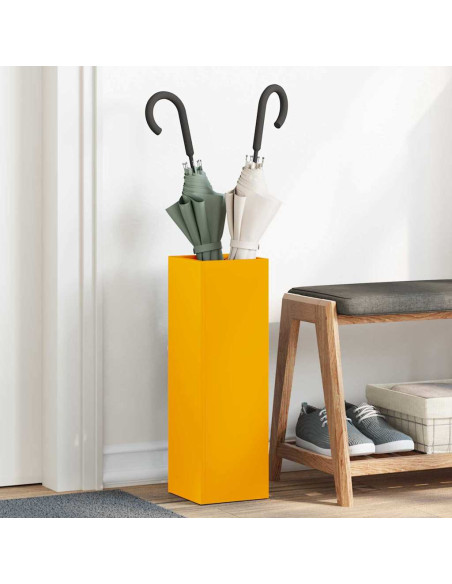 Supporto per Ombrellone Senape 15,5 x 15,5 x 49 cm Metallo