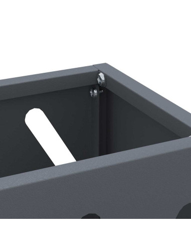 Supporto per Ombrellone Antracite 28 x 12 x 41 cm Acciaio