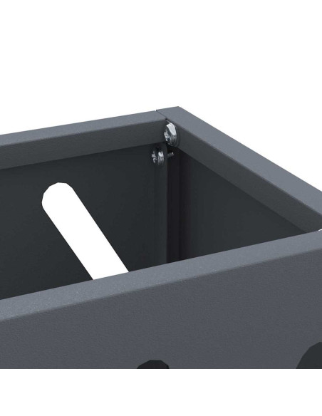 Supporto per Ombrellone Antracite 28 x 12 x 41 cm Acciaio